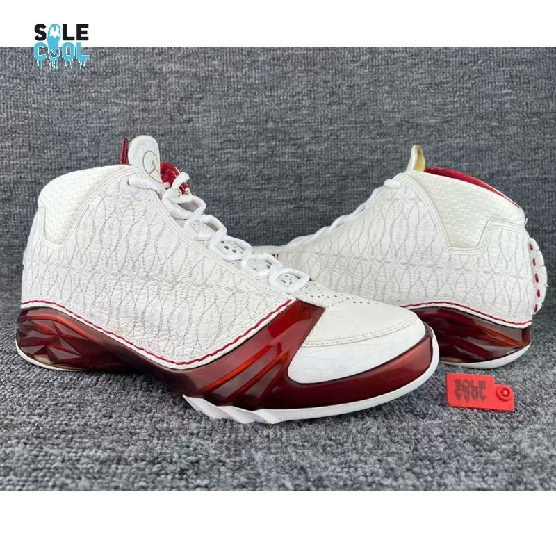 Tênis masculino Air Jordan 23 OG branco Varsity vermelho 318376-161 - Imagem 3 de 4