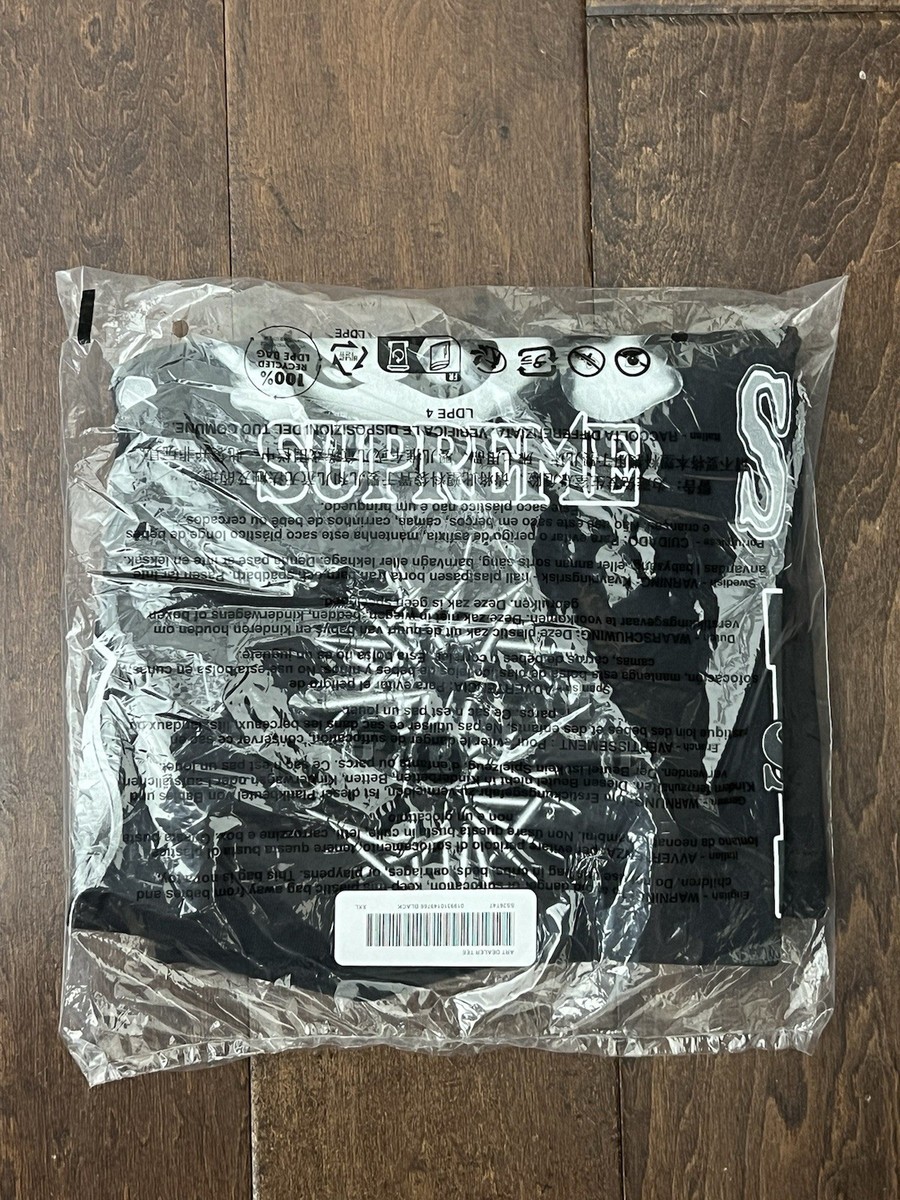 Supreme SS26 Art Dealer Flash Printed Graphic Tee Black Size XXL