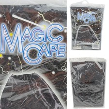 Amscan Magic Cape Costume Accessory Ages 8 Black Wizard Sorcerer