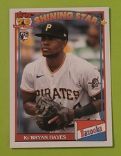 2021 Topps Archives 1991 Topps Bazooka Shining Stars Ke'Bryan Hayes #91BZ-2 (RC)