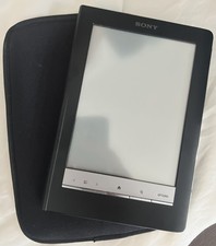 Sony Reader Touch PRS-600  NEEDS NEW BATTERY  PLUG IN POWER ONLY