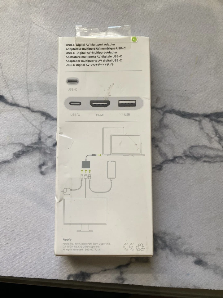 GENUINE Apple USB-C to Digital AV Multiport Adapter - Image 2 of 2