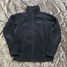 Columbia Women's Size Small Black Fleece Jacket Full Zip