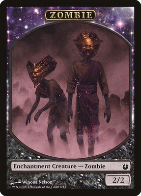 4x Zombie Token Enchantment Creature - NM/LP - Theros Block - SPARROW MAGIC mtg