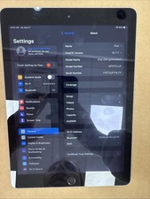 Apple iPad 5th Generation Gray A1822 9.7" Wi-Fi MP2H2LL/A 32/GB ICloud Off Clean