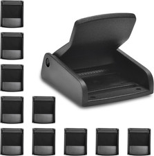 10Pack 2 Inch Black Cam Buckles Plastic Toggle Buckle Clip for Pet Chest Vest