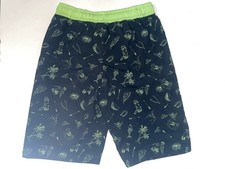 New Quiksilver Boys Youth Shorts Surf Boardshort 12/26 VTG Volley Doodle Black
