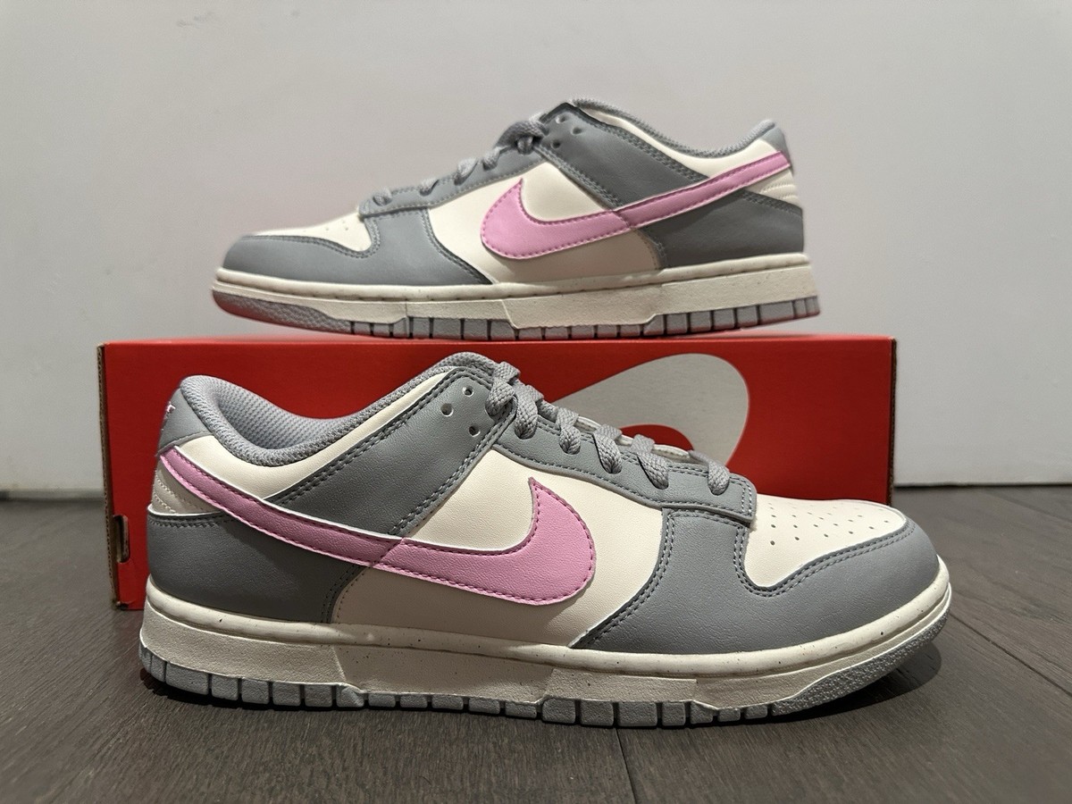 Size 10-Nike Women's Dunk Low Next Nature 'Light Smoke Grey' DD1873-002
