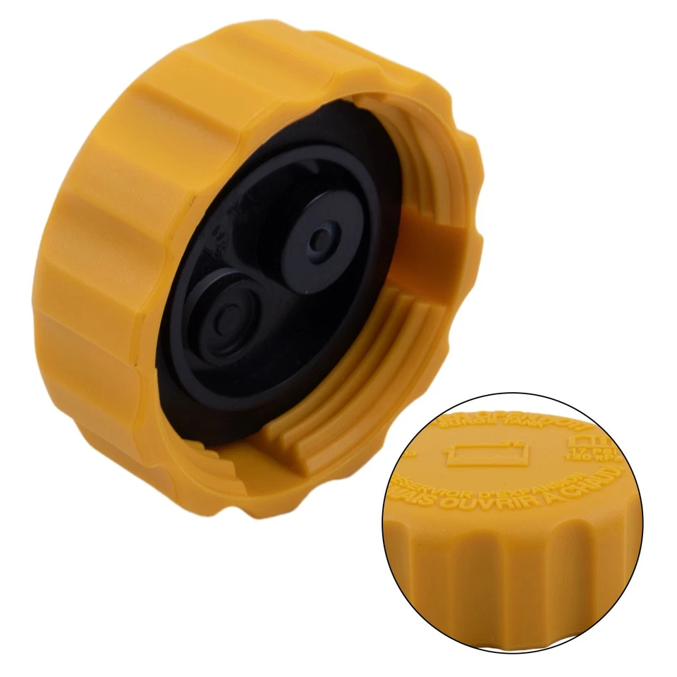 High Strength Expansion Tank Cap Yellow ABS Material for 1 6L/2 0L/2 2L/2 5L - Image 2 of 4