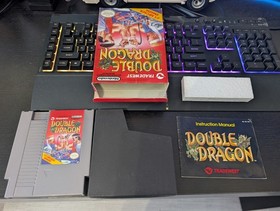 ***NES Used Double Dragon-100% Authentic-CIB Complete in Box-Game Box Manuel