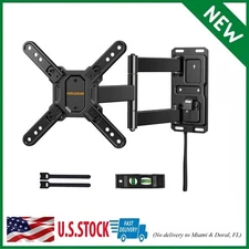 Lockable RV TV Mount for 13â€“42 in TVs up to 44 lbs, Full Motion RV TV Wall