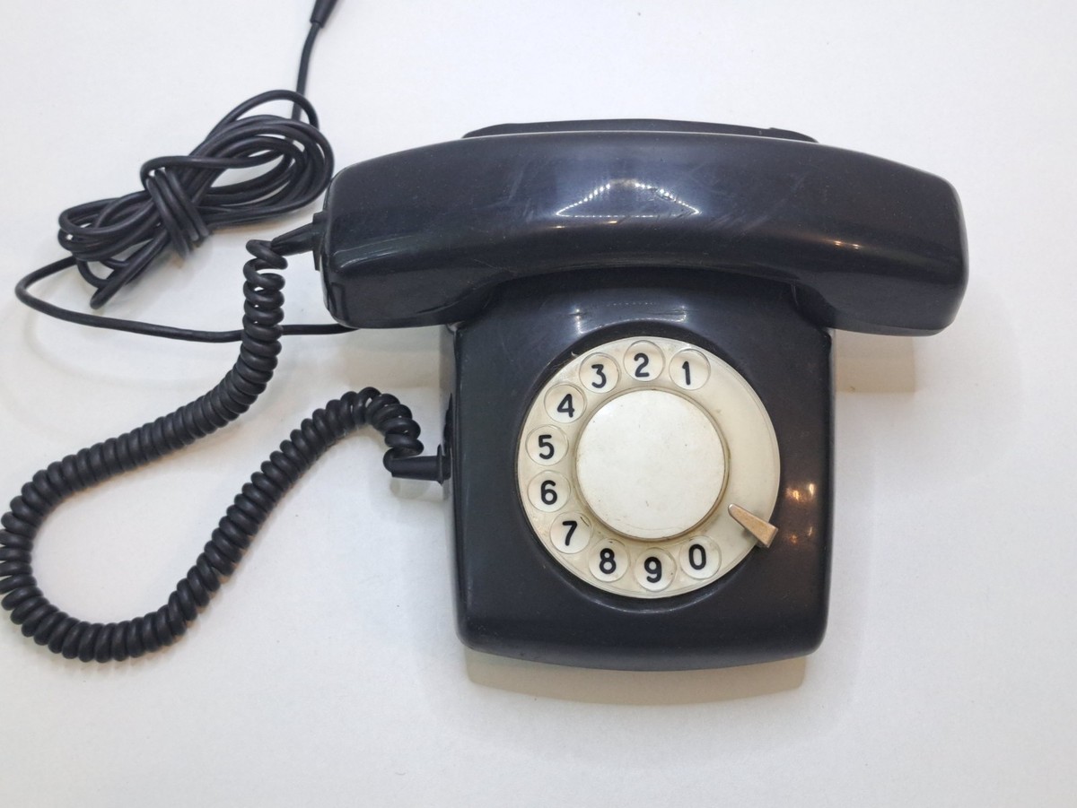 USSR Spektr-3 Rotary Dial Telephone Vintage Old Soviet Desk Phone