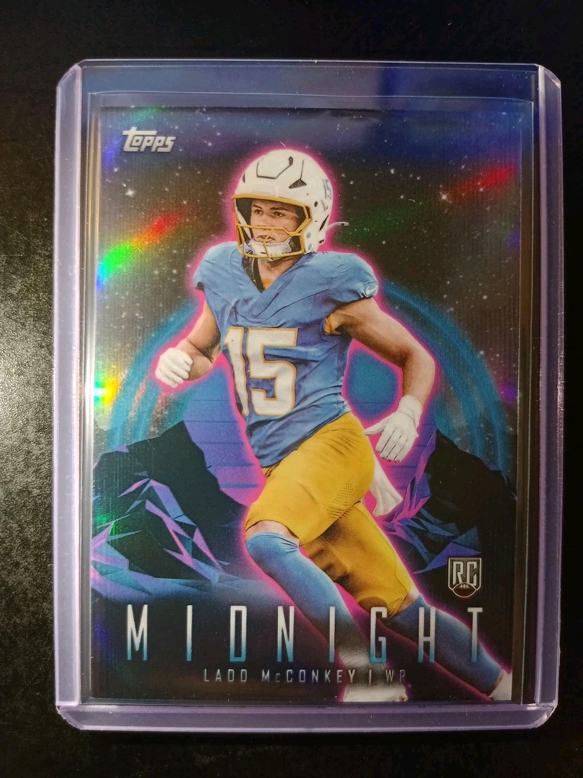2024 Topps Midnight Ladd McConkey (RC) Los Angeles Chargers #52