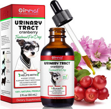 Cranberry Supplement for Dogs & Cats - Urinary Tract & Kidney Support Drops - Na