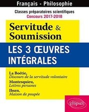 Servitude  Soumission Les 3 Oeuvres Intégrales Classes Pr... | Livre | état bon