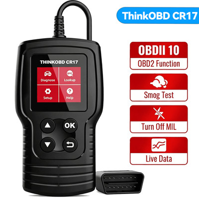 THINKODBD CR17 Full OBD2 Diagnostic Scan Tool Live Data Scanner Car Code Reader