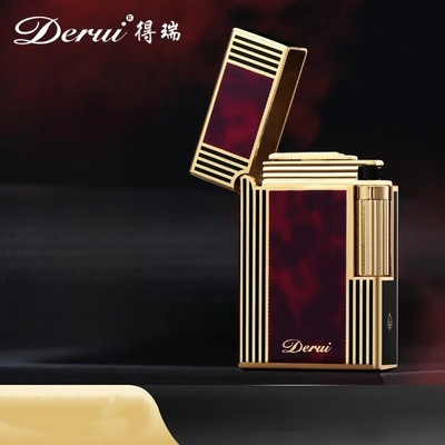Metal Side Sliding and Loud Inflatable Lighter High-end Men's Gifts Inflatable