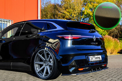 Heckansatz Diffusor aus ABS für Renault Megane E-Tech Elektric RCB in OEM Optik
