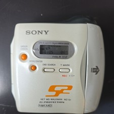 ONLY SONY MZ-S1 Walkman S2 Sports Net MD High Speed Digital Music Recorder Rare