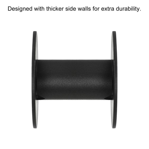 10pcs 2.8'' Floss Bobbins, Plastic Empty Thread Spools Weaving Bobbin, Black - Picture 5 of 5
