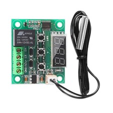 2Pcs XH-W1209 DC12V  Digital Temp Thermostat Temperature Control Switch Plate C