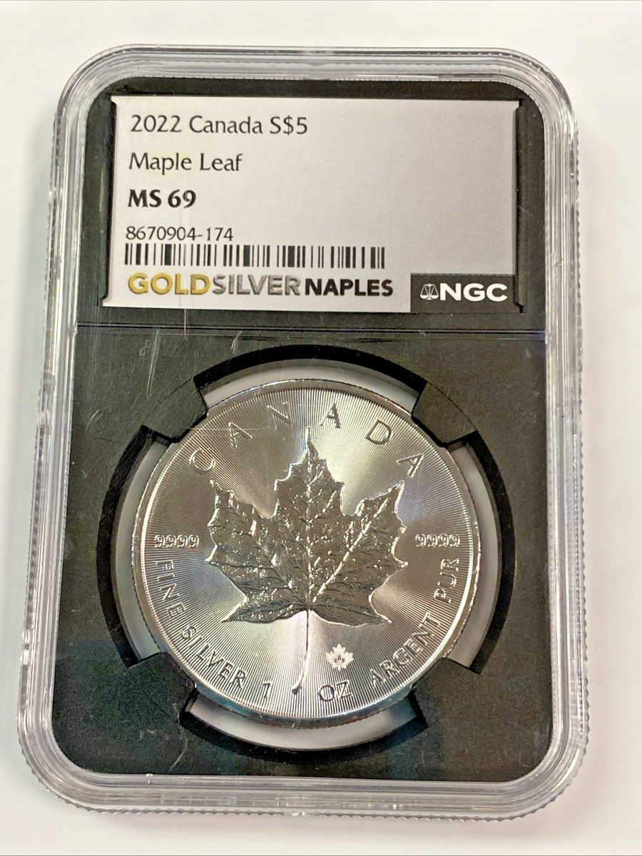 銀貨 2022 Canada Maple Leaf MS69 【公式通販】