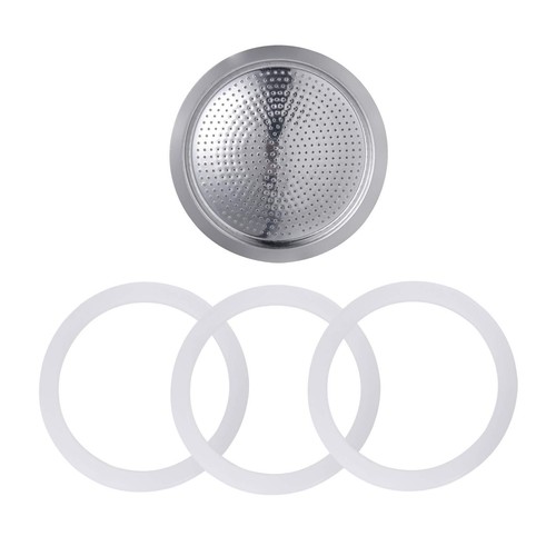 6 Cups Stovetop Espresso Coffee Maker Replacement Infuser Parts for