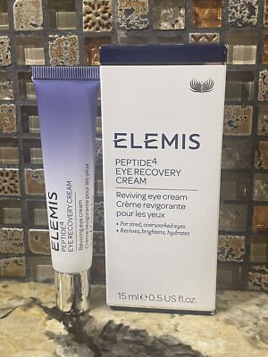 ELEMIS Peptide4 Eye Recovery Cream 0.5oz / 15 mL Full Size firming peptides NIB
