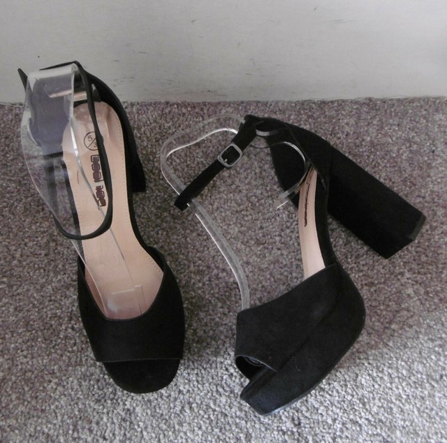 wide fit perspex shoes