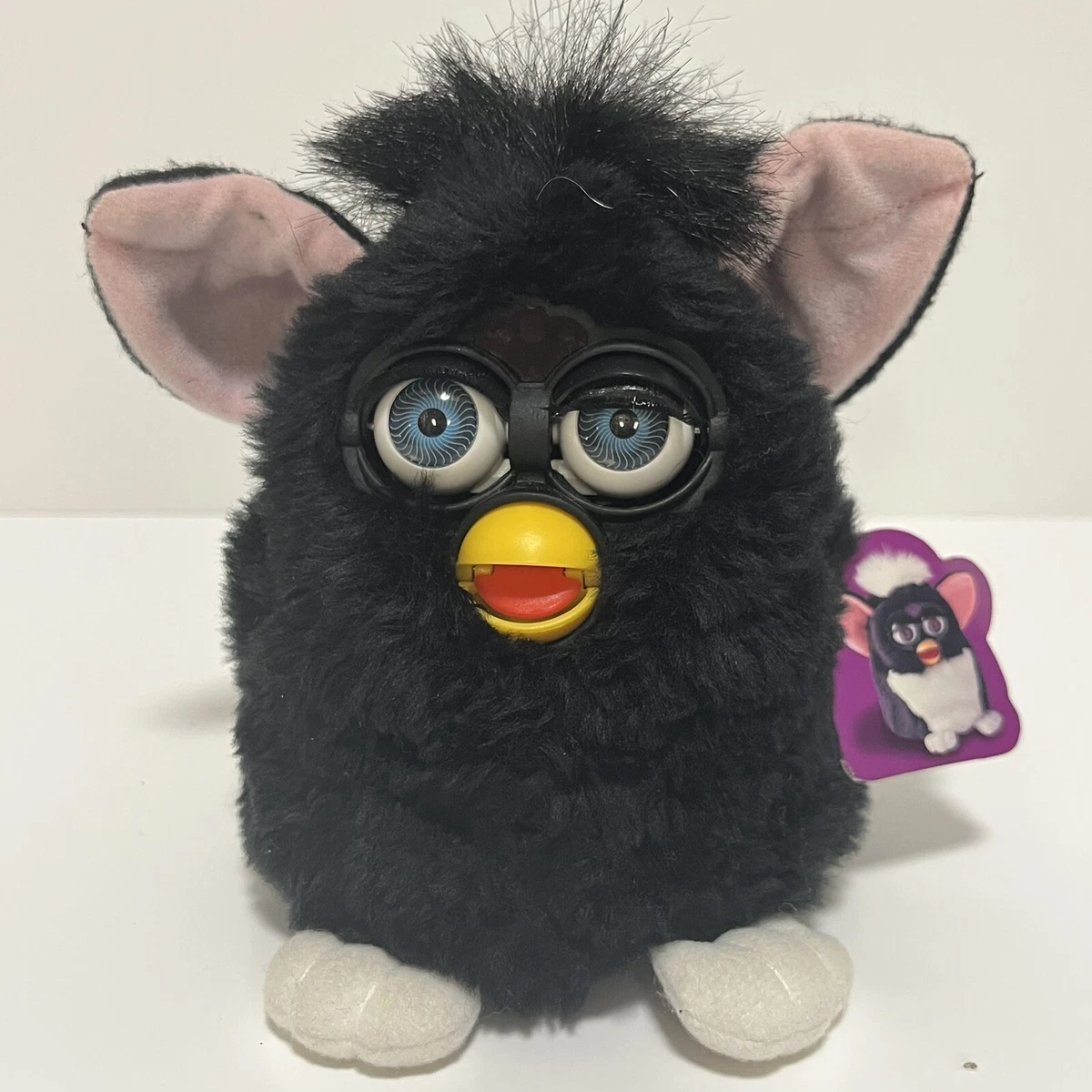 Black Furby 1998 Model 70 800 WITCH S CAT SERIES 1 Blue eyes