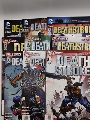 9 Issues of Death Stroke The New 52! DC Comics Issues #1-9
