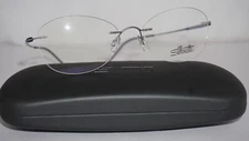 Silhouette New Eyeglasses Grey Titanium Rimless 7719 10 6052 135