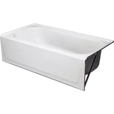Bootz Industries Soaking Bathtub W/ Right Drain 60" x 30" White