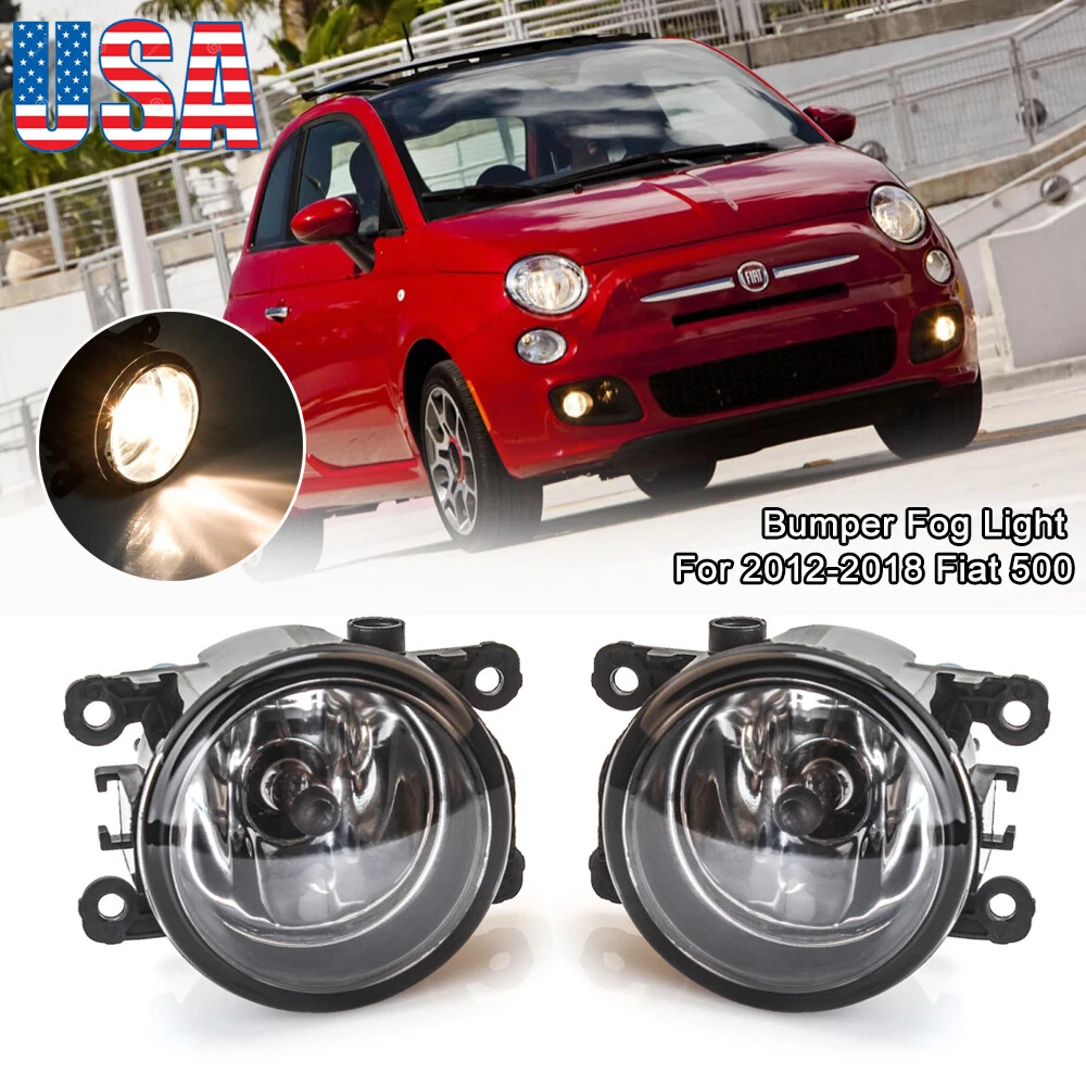 2 Pieces 30W H11 Car Front LED Lens Fog Light Accessories For Fiat