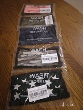 Adult Masks lot of 5 Cloth Reusable Masks