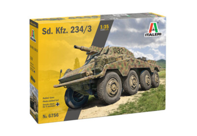 Italeri IT6756 1/35 Sd.Kfz. 234/3 75mm L/24 schw. Panzerspähwagen