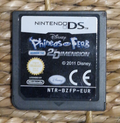 Phineas and Ferb - Across the 2D Dimension - Nintendo DS EUR - Pal Version