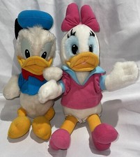 2 VTG 1990s Plush Donald Duck  Daisy Duck Characters Walt Disney World EUC