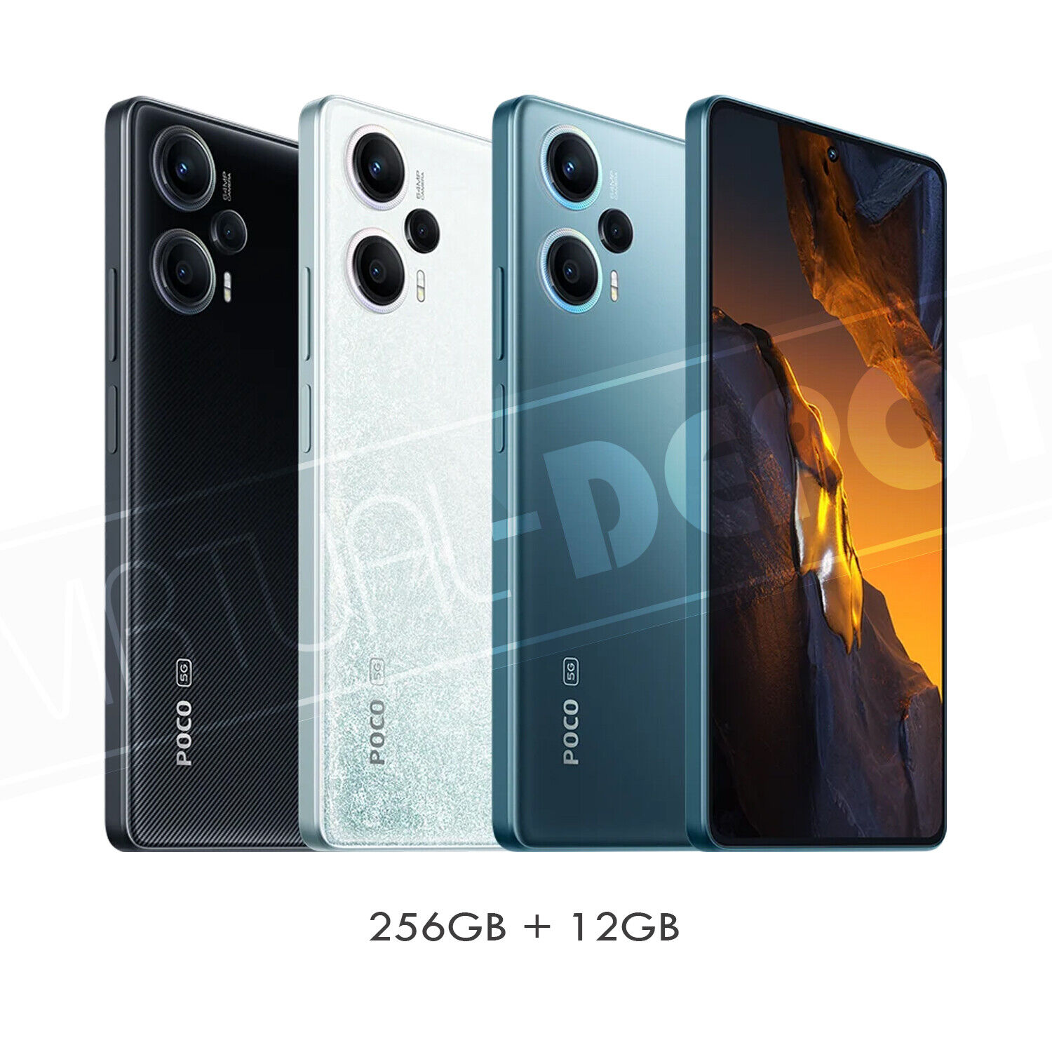 Xiaomi POCO F5 5G (256GB+12GB) GSM Factory Unlocked 6.67 120Hz 64MP  5000mAh NEW