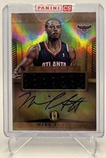 2012-13 Mike Scott Panini Gold Standard Basketball RPA #286 RC AUTO JERSEY