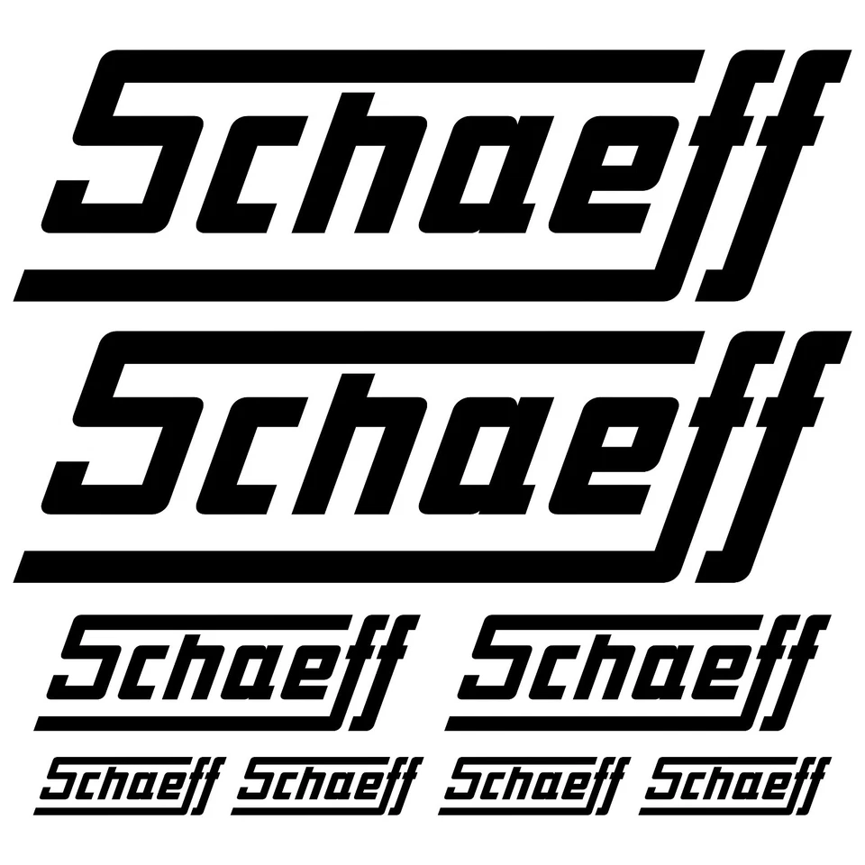 RAWISTICKER Pegatina Schaeff old XL sticker bagger excavator 8 piezas
