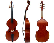 Professional Maestro Art whole back 6 strings 27" bass viola da gamba 15478