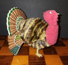 VINTAGE WIND-UP ALPS TURKEY TOY TIN LITHO TOY IN BOX MADE IN JAPAN WORKS NICE!