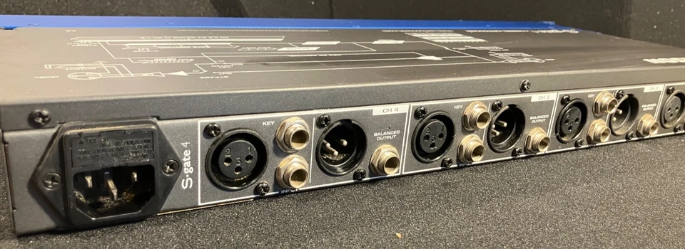 Samson S4 Gate. 4-chan. Expander/Gate/Ducker. Barely-used. Tested & Stored. - Image 3 of 4