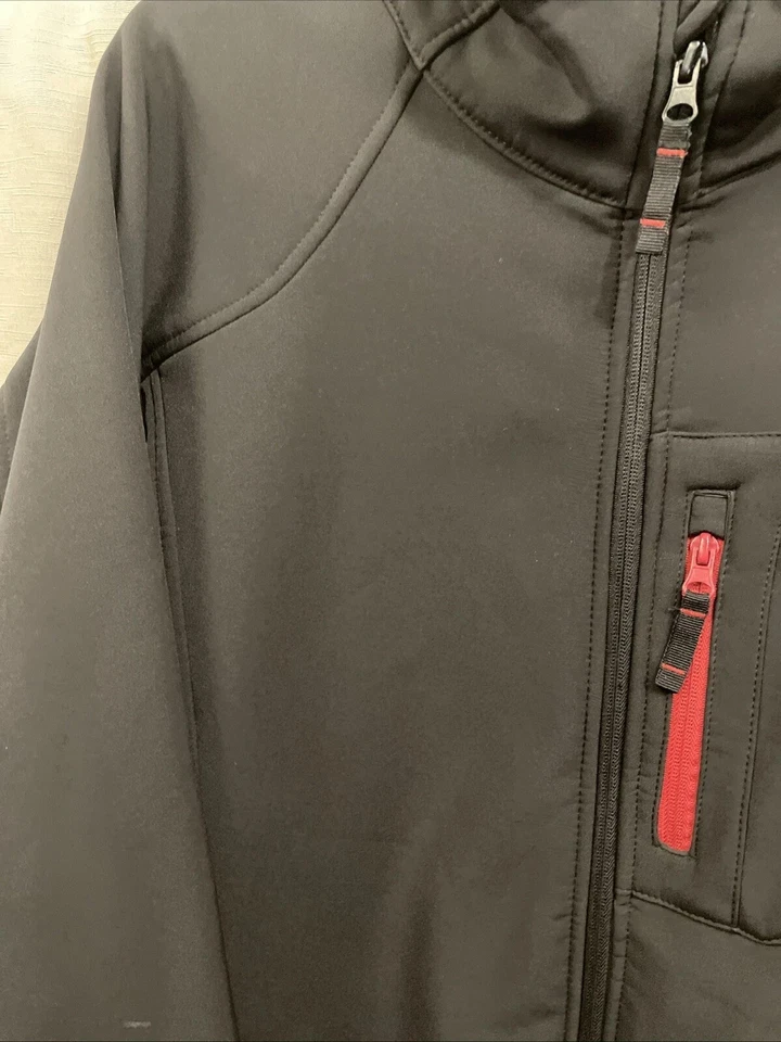 Chaqueta Minus Zero Para Hombre 2XL Cremallera Completa Cuello Simulado Suave Bolsillos Negros Usada en Excelente Condición Foto 4 de 4