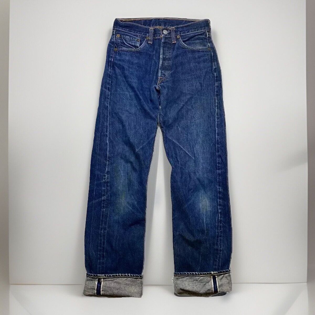 Levi's vintage selvedge redlines 501 jeans big E 25 Levi's vintage selvedge redlines 501 jeans big E 25