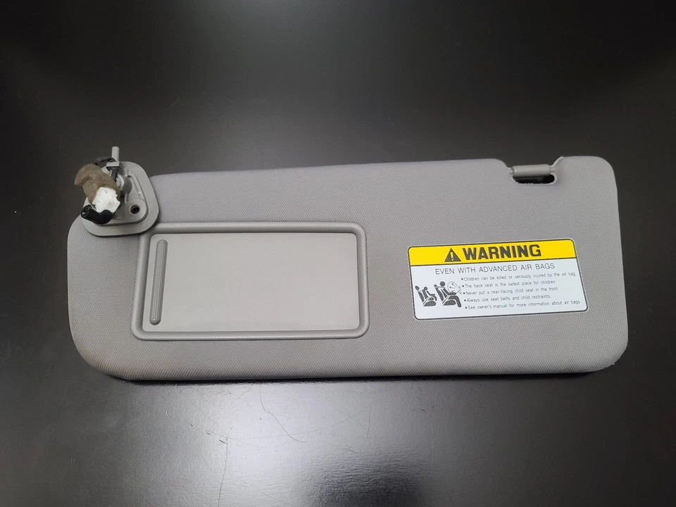 2007-2012 Hyundai Santa Fe Sun Visor Pair Set Driver Passenger Left Right OEM - Image 3 of 4