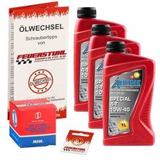 Honda VF 750 C (RC28) 85-87, Alpine 10W40 olio + filtro olio MiW, set olio motore