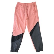 Nike Mens Size Large Windbreaker Track Pants Pink Retro Vtg Y2k AR9894-668 NEW