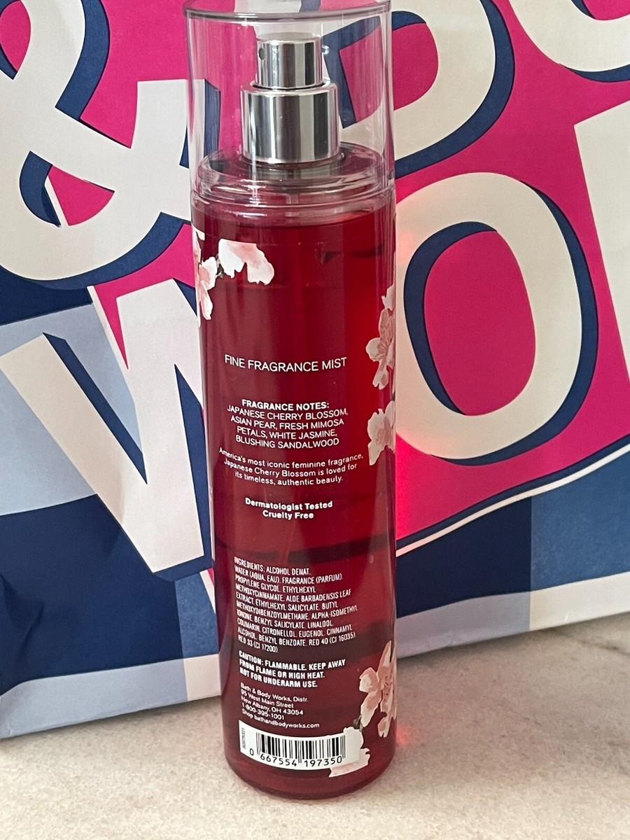 Bath and Body Works JAPANESE CHERRY BLOSSOM Fine Fragrance Mist